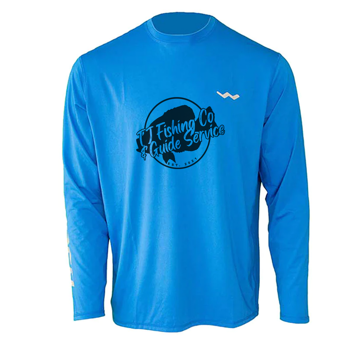 TJ FishingCo&Guide Service Helios Fishing Shirt - White - WindRider