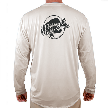 TJ FishingCo&Guide Service Helios Fishing Shirt - White - WindRider