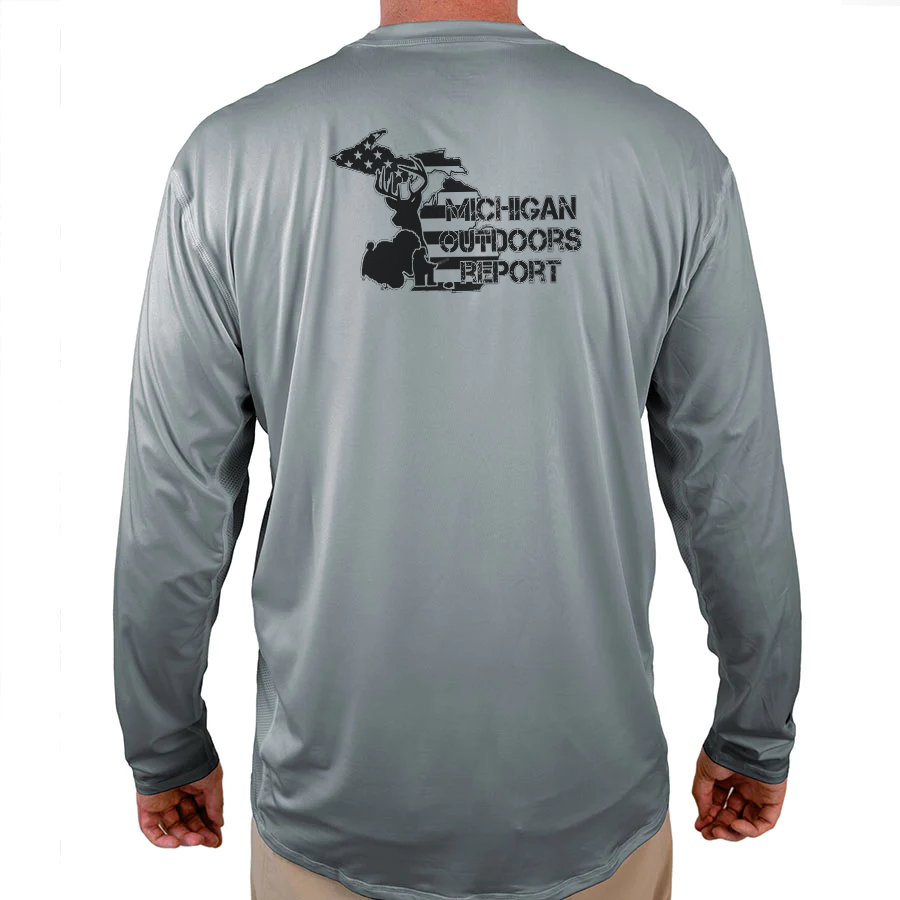 MichiganOutdoorReport Helios Fishing Shirt - White - WindRider