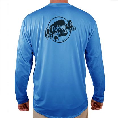 TJ FishingCo&Guide Service Helios Fishing Shirt - White - WindRider
