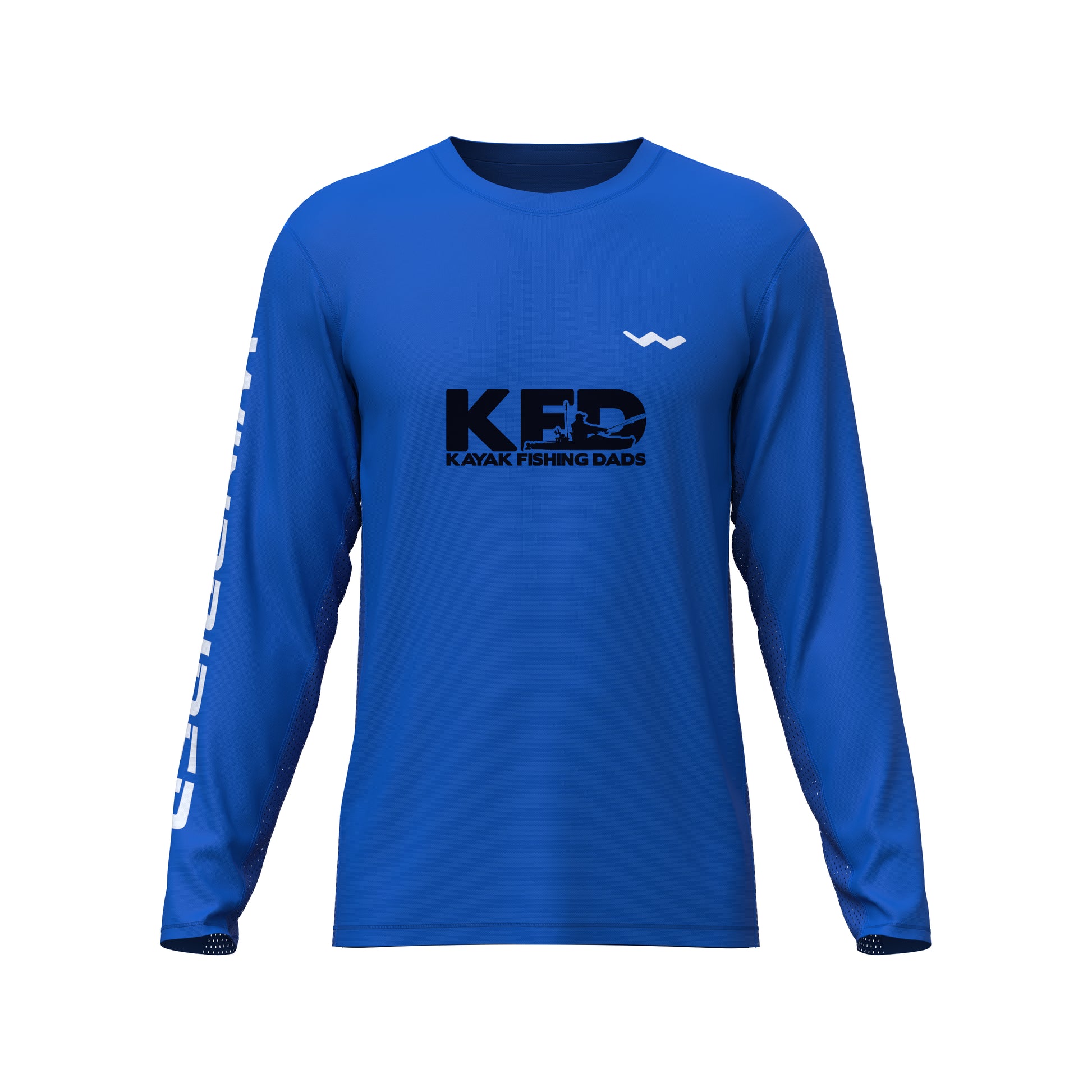 Kayak Fishing Dad's Helios Fishing Shirt - Blue - WindRider
