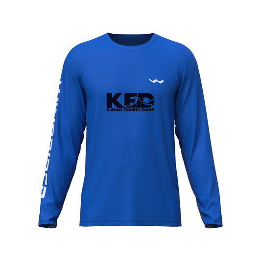 Kayak Fishing Dad's Helios Fishing Shirt - Blue - WindRider