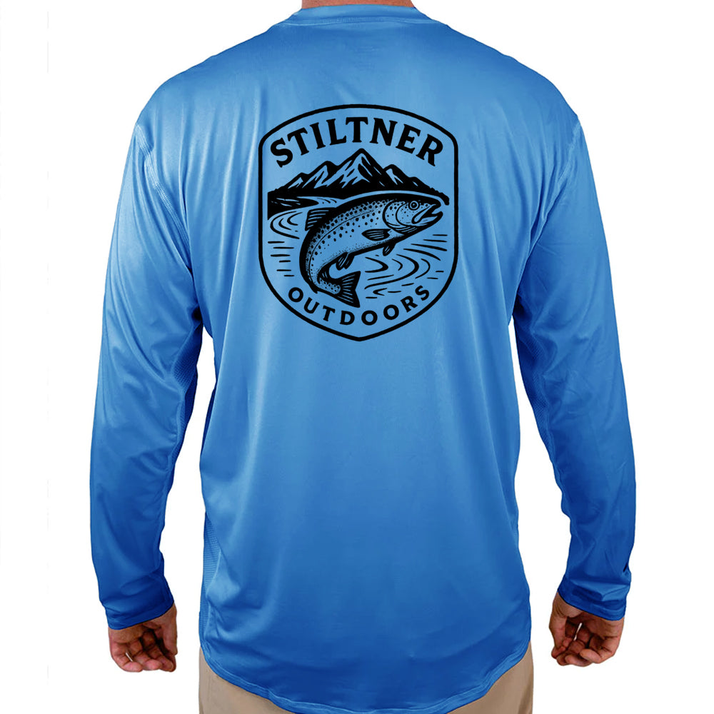 Kris Stiltner Helios Fishing Shirt - Blue - WindRider