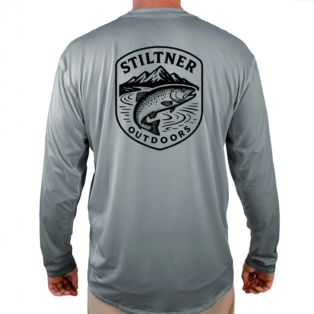Kris Stiltner Helios Fishing Shirt - Grey - WindRider