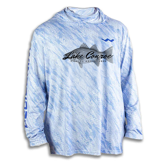 Lake Conroe Fishing Adventures Hooded Helios - Hooded - Blue - WindRider