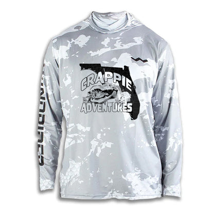 Crappie Adventures Hooded Helios - Hooded - Grey - WindRider