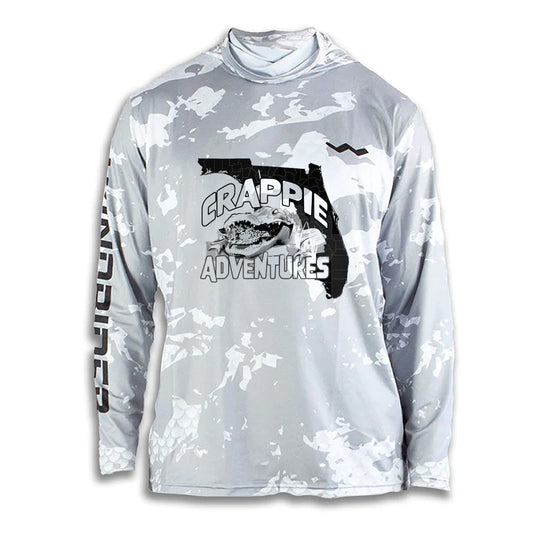 Crappie Adventures Hooded Helios - Hooded - Grey - WindRider