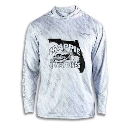 Crappie Adventures Hooded Helios - Hooded - Grey - WindRider