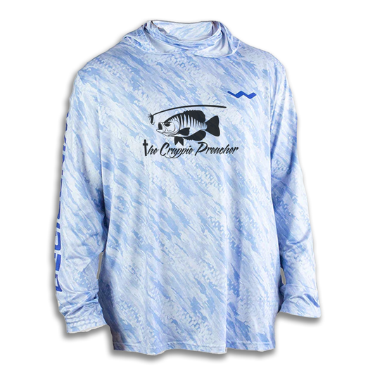 The Crappie Preacher Adventures Hooded Helios - Hooded - Grey - WindRider