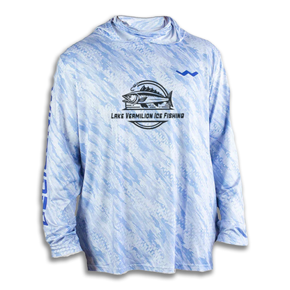 Lake Vermilion Ice Fishing show Hooded Helios - Hooded - Grey - WindRider