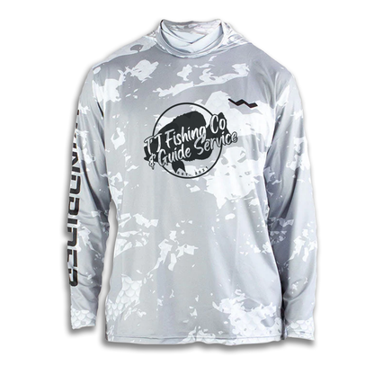 TJ FishingCo&Guide Service Hooded Helios - Hooded - Grey - WindRider