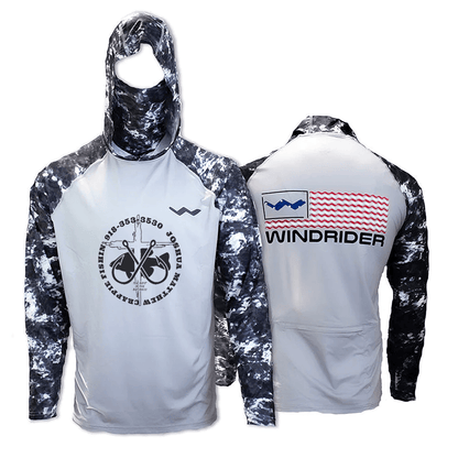 Joshua Matthew Crappie Fishin Atoll Fishing Shirt - Grey - WindRider