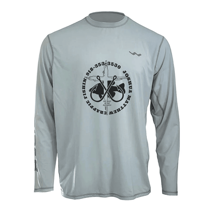 Joshua Matthew Crappie Fishin Helios Fishing Shirt - Grey - WindRider