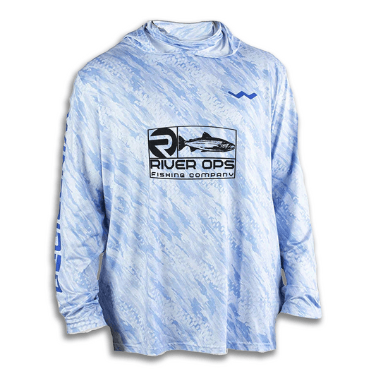 River Ops Fishing Company Hooded Helios - Hooded - Blue - WindRider