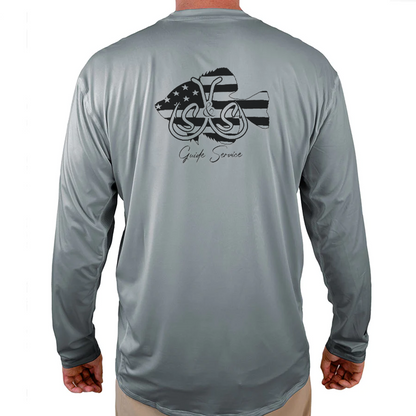 S&S guide Service Helios Fishing Shirt - Grey - WindRider