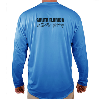 South Florida Saltwater Helios Fishing Shirt - Blue - WindRider