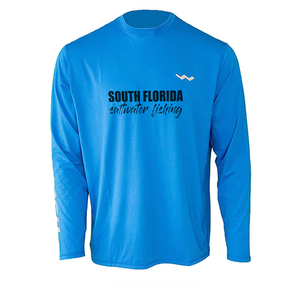South Florida Saltwater Helios Fishing Shirt - Blue - WindRider