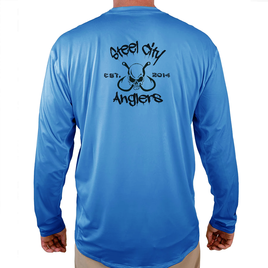 Steel City Anglers Helios Fishing Shirt - Blue - WindRider