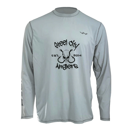 Steel City Anglers Helios Fishing Shirt - Grey - WindRider