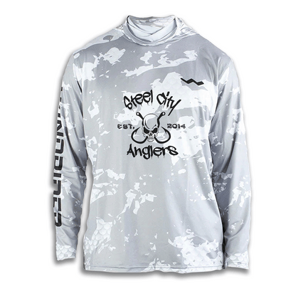 Steel City Anglers Hooded Helios - Hooded - Grey - WindRider