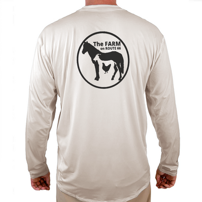 The Farm on Route 66 Helios Fishing Shirt - White - WindRider