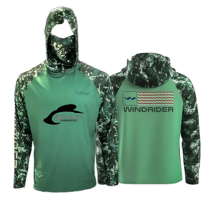RipNLips Atoll Fishing Shirt - Green - WindRider