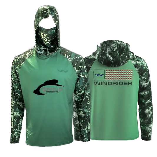 RipNLips Atoll Fishing Shirt - Green - WindRider