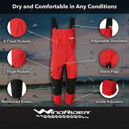 Pro All Weather Rain Bibs