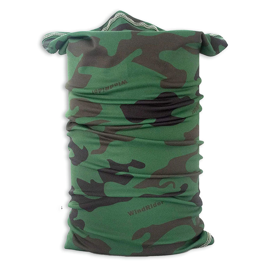 HELIOS™ Neck Gaiter Woodland Camo - WindRider